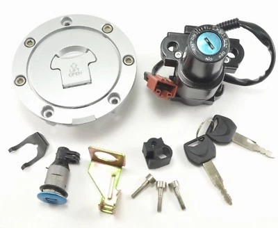 Interruptor de encendido Honda CBR1000RR CBR 600RR tapa de combustible llave de bloqueo de asiento 2007-2014 Foto 1 de 4