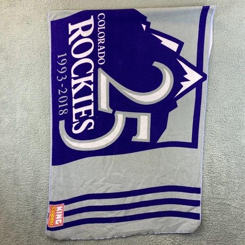 COLORADO ROCKIES 2012 Purple White Rally Towel - Year of the Fan 28X57 / 67-6 Cover