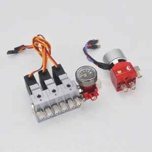 New Hydraulic Conversion Kit Oil Pump 3CH Mini Valve for Huina Double E RC DIY - Picture 1 of 32