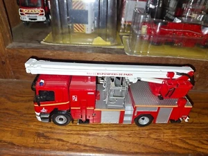 pompier 1/43 ixo scania p320 bea metz paris hachette collection camion miniature - Imagen 1 de 4