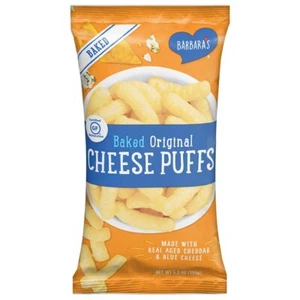 Barbara'S Bakery Baked Original Cheese Puffs 5.5 Oz - Picture 1 of 4