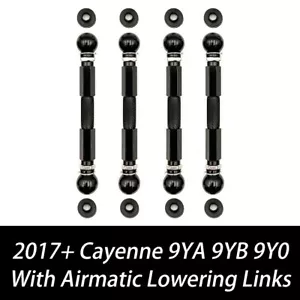 For Porsche Cayenne 9Y0 Coupe Adjustable Air Ride Suspension Lowering Kit Links - Picture 1 of 9