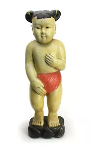 Old Thai Statue of Little Girl, circa 1960s-1970s, 65cm high. Vintage Thailand. - Picture 1 of 4