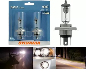 Sylvania Basic 9003 HB2 H4 60/55W Two Bulbs Head Light Dual Beam Replacement EO - Picture 1 of 12