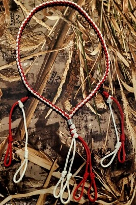 Cordão personalizado trançado pato chamada aves aquáticas ganso predador caça 550 Paracord - Imagem 1 de 4