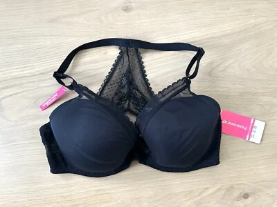 Nuevo con etiquetas Sujetador Passionata Precioso con Aros de Encaje Negro Talla 34DD Foto 1 de 4