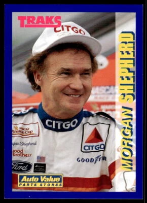 Morgan Shepherd 1994 Traks Auto Value Parts Stores Collector Cards # 12 Base - Image 1 of 2