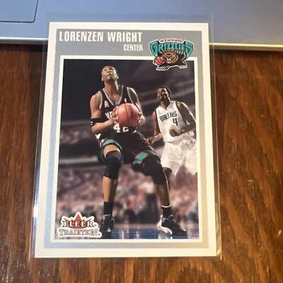Lorenzen Wright 2002-03 Fleer Tradition Crystal #69 /199 Memphis Grizzlies NM-MT - Image 1 of 4