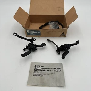 Suntour Command 7 Speed Shifters Accushift Index Vintage MTB Bike NEW NOS - Picture 1 of 7