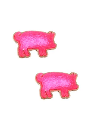 Pig druzy stone stud earrings - Image 1 of 2