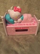 Hello Kitty Working Alarm Clock And Radio. On/ off light switch