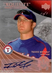 Travis Metcalf 2007 Exquisite All Rookie Team Signatures Autograph #1/1 RC AUTO - Bild 1 von 1