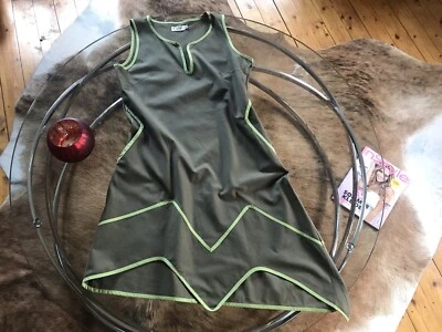 ☀️ COLINE ☀️ stylische Tunika/Kleid in Oliv/Grün - 100% Baumwolle - Bild 1 von 4