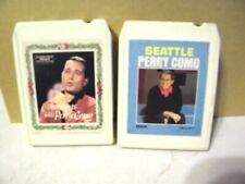 2 Perry Como 8-Tracks Seattle & Christmas with Perry Como With Ray Charles Sing 