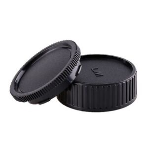 3pcs Rear Lens Caps+1 Camera Front Body Cover Set for Leica M mount LM L/M VM 