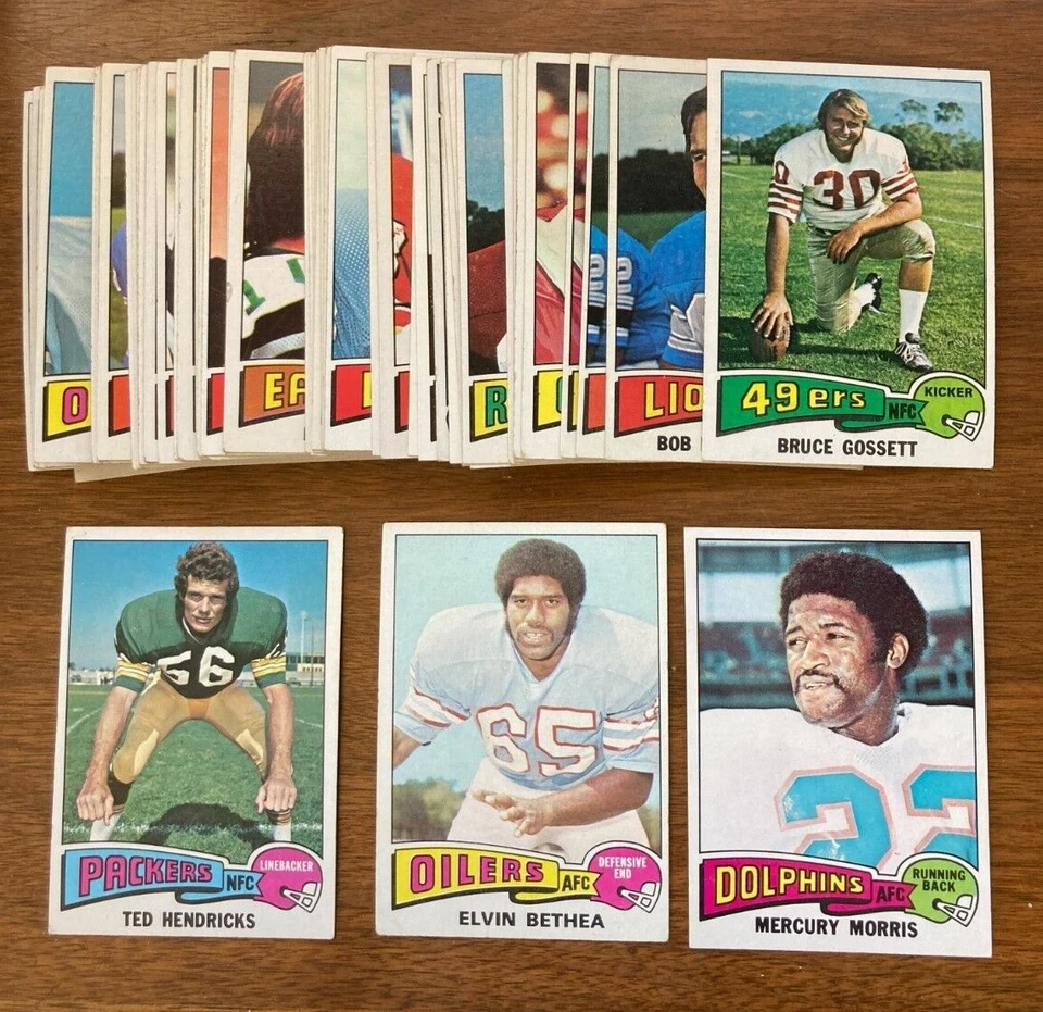 1975 FOOTBALL CARD SINGLES (#301-522) *FILL YOUR SET U-PICK*FREE SHIP* EX TO NM - Image 1 of 1
