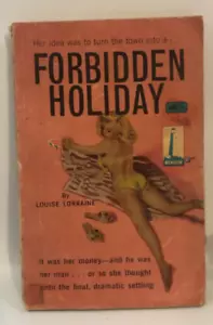 Forbidden Holiday Louise Lorraine Beacon Books vintage Australian 1st Ed pulp - Picture 1 of 3