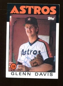 Glenn Davis Signed 1986 Topps #389 Rookie Autographed Astros 36844 - Picture 1 of 1