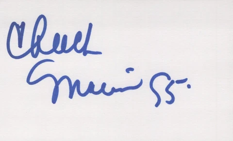 Cheech Marin signed 3x5 card Vintage Cover
