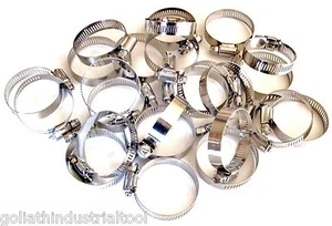 25 GOLIATH INDUSTRIAL EDELSTAHL SCHLAUCHSCHELLEN 1-3/8" - 2" SSHC20 35MM-51MM - Bild 1 von 1