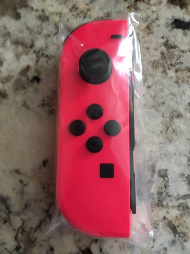 Nintendo Switch Splatoon 2 Neon PINK LEFT Joy-con Only Joycon Brand New Genuine - Image 1 of 1