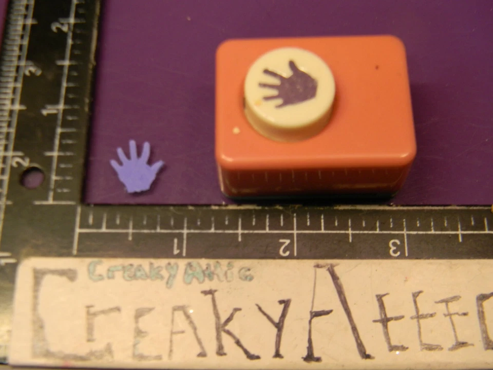 РУЧНОЙ ПРАВЫЙ 1/2 ДЮЙМА БУМАЖНЫЙ ПЕРФОРАТОР СКРИПЯТТИК - Изображение 1 из 1