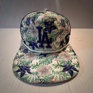 Sombrero de Los Angeles Dodgers para Hombres Nueva Era Tropic Floral Golfista Snapback MLB Béisbol - Imagen 1 de 7