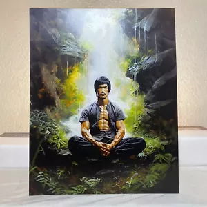 Martial Arts Hero Poster 11"X14" Kung Fu Karate BJJ MMA Art Print Mens Decor - Picture 1 of 2