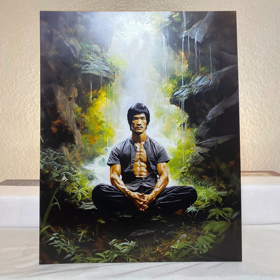 Póster de héroe de artes marciales 11"X14" Kung Fu Karate BJJ MMA impresión artística decoración para hombres Foto 1 de 1