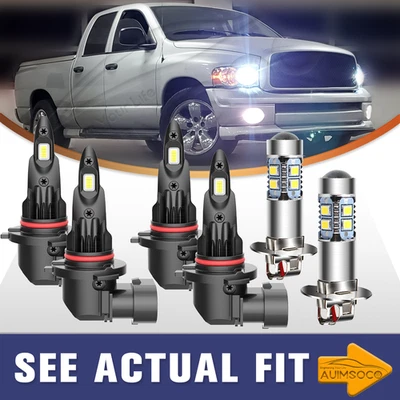 Combo de faros LED blancos de haz alto/bajo para Mitsubishi 3000GT 1994-1999 Foto 1 de 4