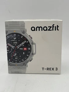 Amazfit T-Rex 3 48.5mm Fitness Smart Watch - Haze Gray - NEW OPEN BOX - Picture 1 of 13