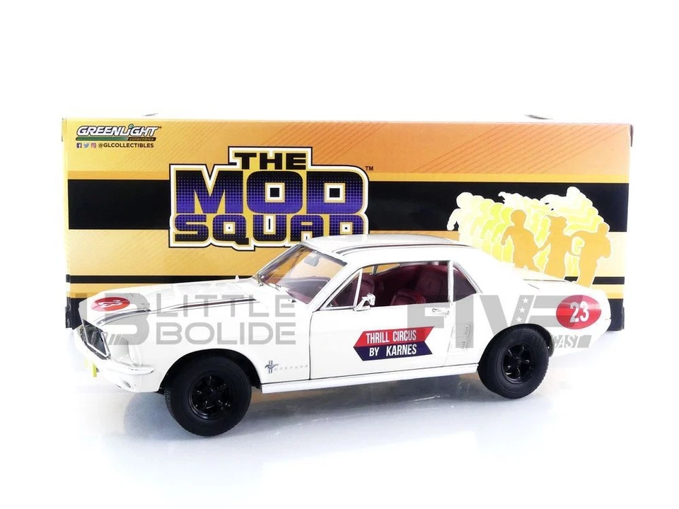 GREENLIGHT COLLECTIBLES 1/18 - FORD MUSTANG COUPE THRILL CIRCUS BY KARNES - 1967 - Image 1 of 1
