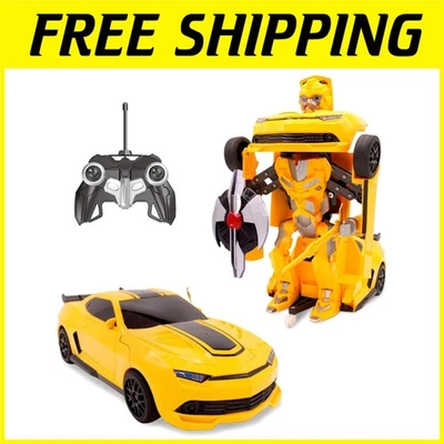 Transforming Robot RC Car for Boys Ages 8-13 Yellow - Image 1 of 4
