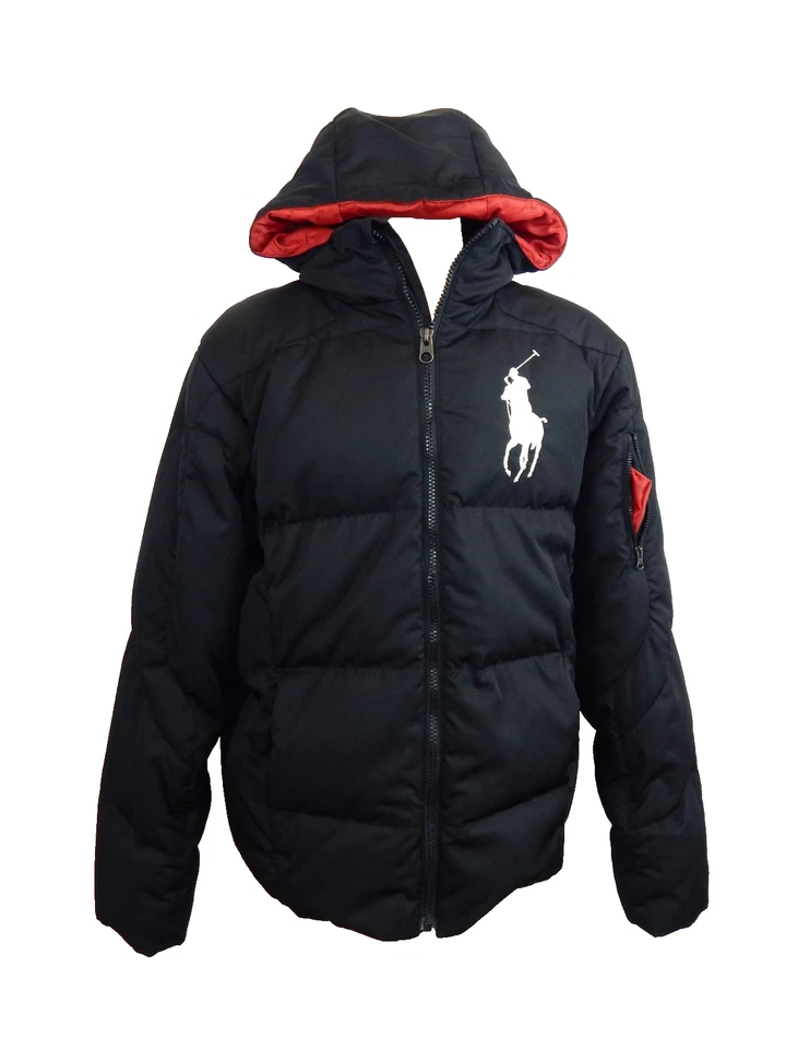 Polo Ralph Lauren GRANDE PONY TALLA Juvenil XL Negro Chaqueta acolchada con capucha Foto 1 de 4