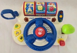 Vtech LEARN & DISCOVER DRIVER - Steering Wheel Driving Toy (Tested and Working) - Picture 1 of 7
