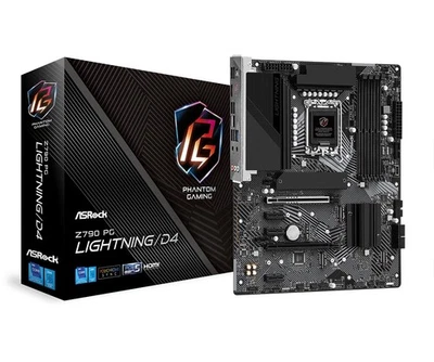 ASRock Z790 PG Lightning/D4 Motherboard, Supports Intel 12th and 13th Generation - Image 1 of 4