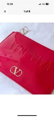Valentino Voce Viva Pequeña Bolsa Multiusos Rosa Brillante/Rojo Foto 1 de 3