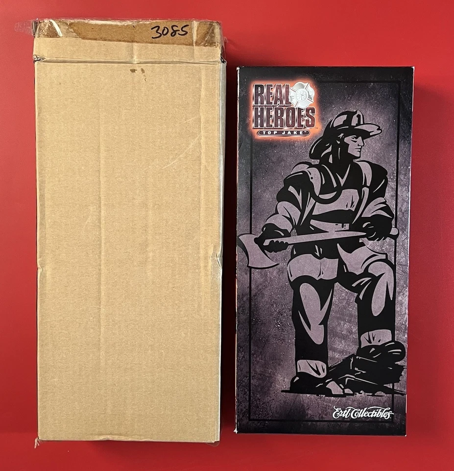 ERTL Coleccionables Héroes Reales TOP JAKE BOMBERO 1/6 Figura Estuche Fresco 1998 Foto 1 de 4