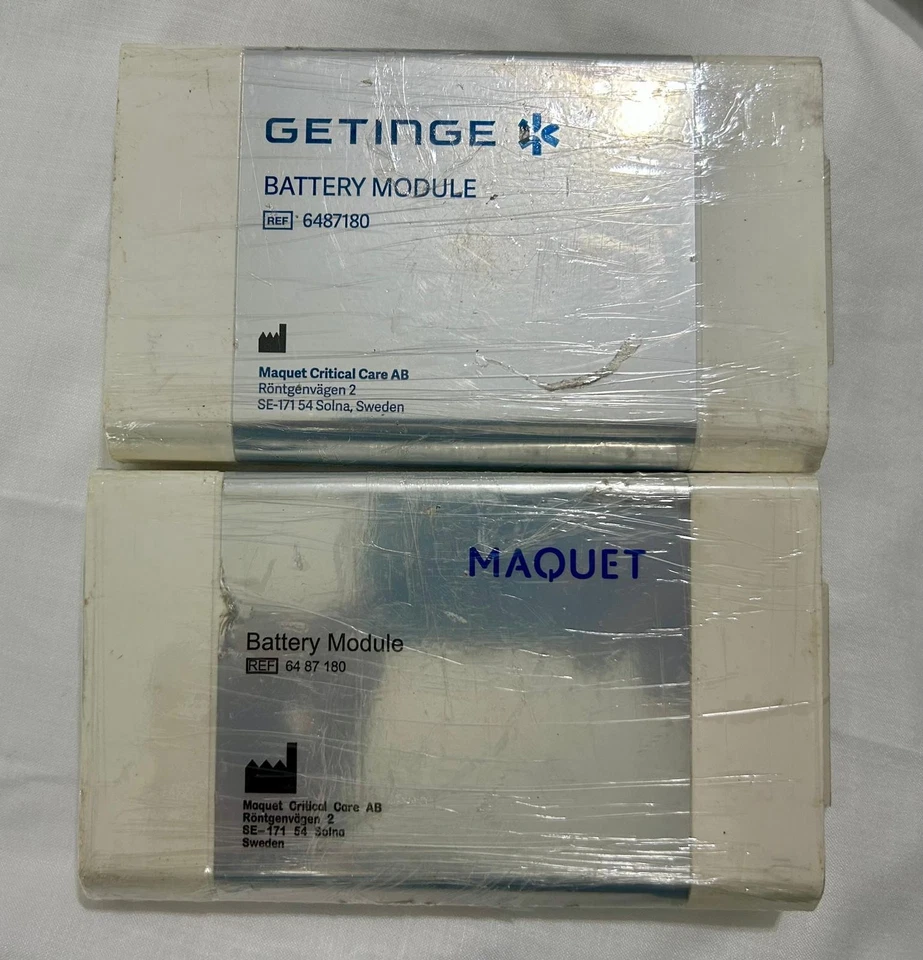 Getinge Servo I ventilator batteries Model ref 6487180 - Image 1 of 1