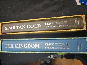 SIGNED x2 Clive Cussler Blackwoood Kingdom 1st Norwood Lettered Lim Ed - Picture 1 of 3