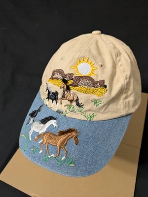 Increíble Sombrero para Mujer Caballo Niña Granja Rancho Equitación Jinetes Gorra Foto 1 de 4