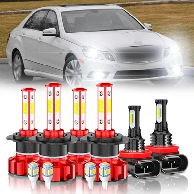 Combo de faros antiniebla de haz alto bajo LED para Mercedes Benz E350 B200 2008-2011 Foto 1 de 4