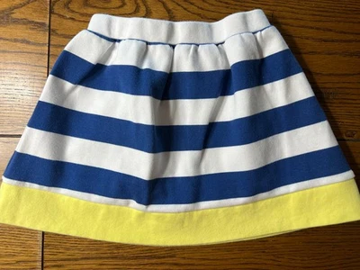 Falda Gymboree Bolsillo De Sol Azul Verdadero Soleado Rayas Niñas Talla 6 Foto 1 de 2