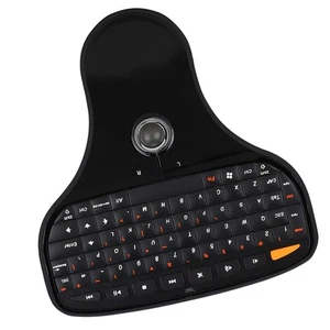 N5901 QWERTY Keyboard Trackball 2.4G Wireless Mini USB MultiMedia Keyboard Fo CT - Picture 1 of 22