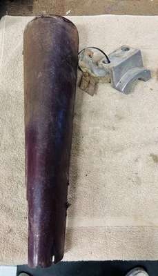 Крышка рулевой колонки 1949 1950 49 50 Kaiser Fraiser Vagabond и кронштейн для крепления - Изображение 1 из 3