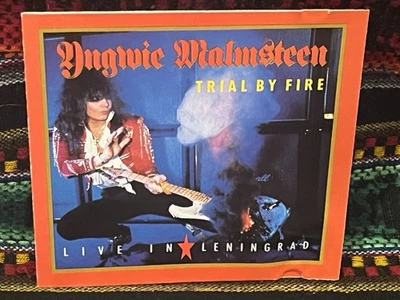 YNGWIE MALMSTEEN Trial By Fire Live Leningrad CD hard rock 1989 — 第 1/3 张图片
