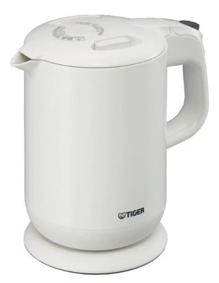Hervidor eléctrico Tiger 1,0 L blanco PCG-A100-W importación de Japón Foto 1 de 4