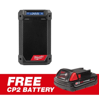Milwaukee 2951-20 M12 12V Bluetooth Altavoz Radio/Cargador + Batería 2ah CP Foto 1 de 4