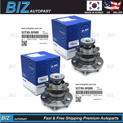 OEM 2PACK Rear Wheel Hub & Bearings for 2004-2006 Kia Amanti 52730-3F000 - Изображение 1 из 4