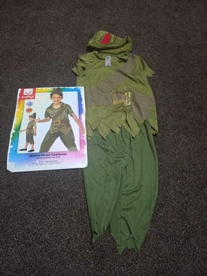 Smiffys Robin Hood Costume Halloween Smiffys Size Small 4-6 Yrs Old BNWOT - Image 1 of 4
